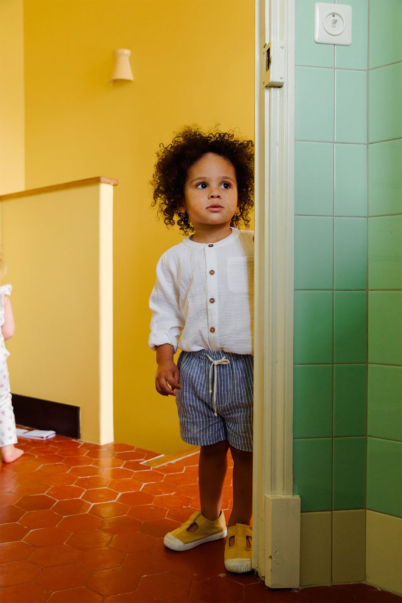 52A.MRI-S25-S0091 # Παιδικό Πουκάμισο Λευκό Amod