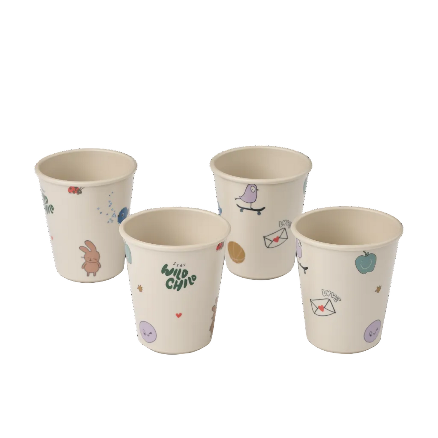Set of 4 Cups Lana Tamtam Sandy