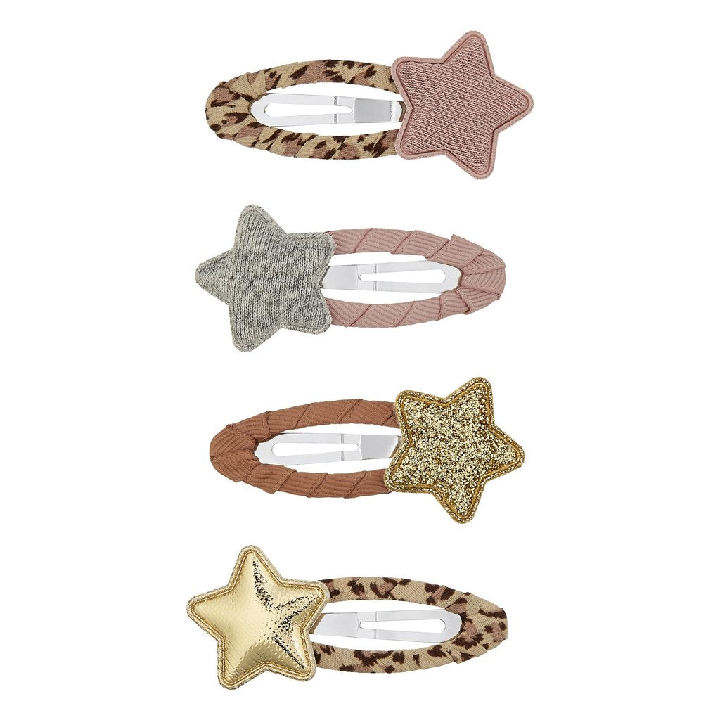 Παιδικά Κλιπς Μαλλιών Stars Leopard