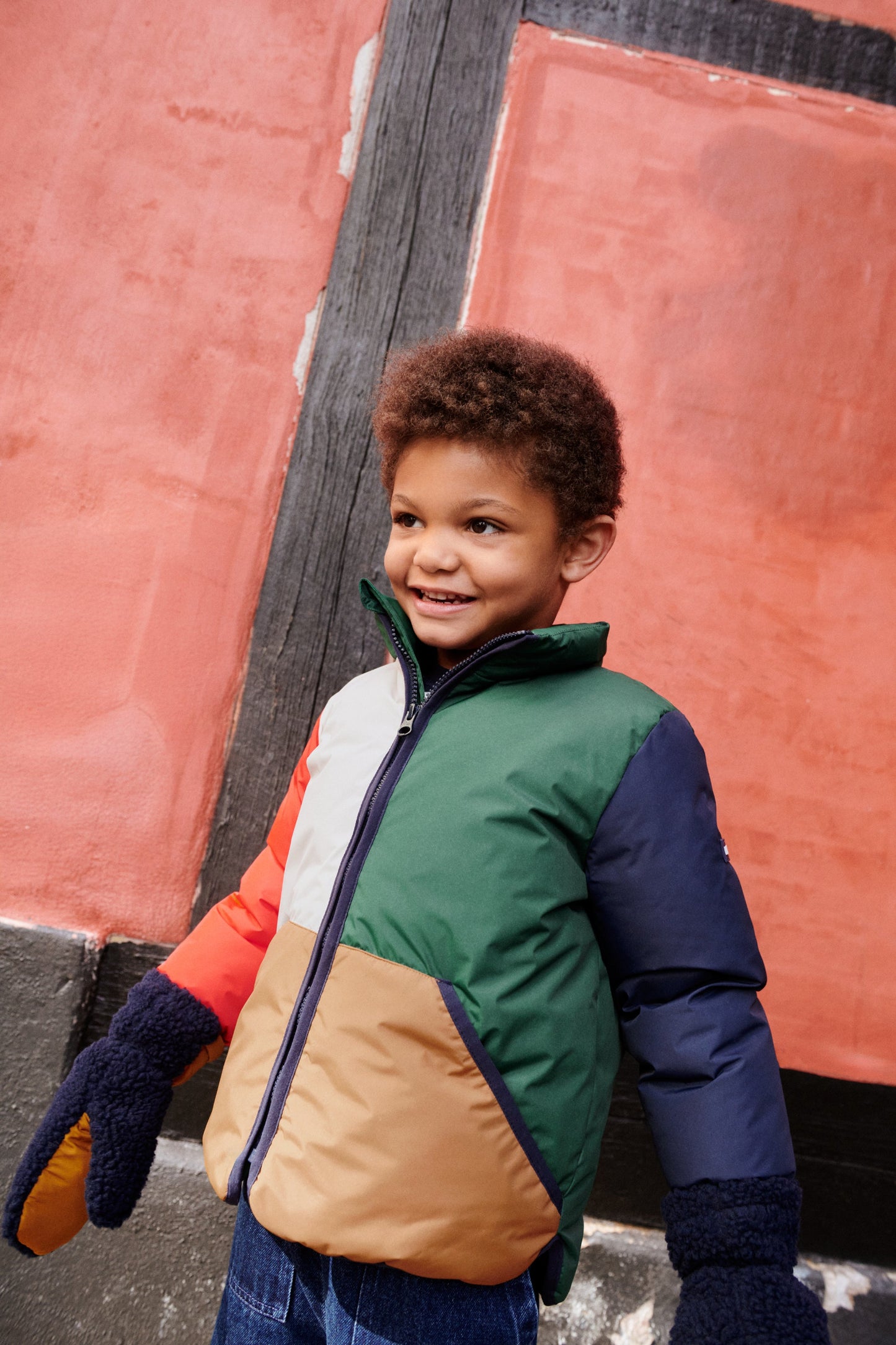 99.LW20056_2548 # Kids Jacket Brantley Apple Red Multi Mix