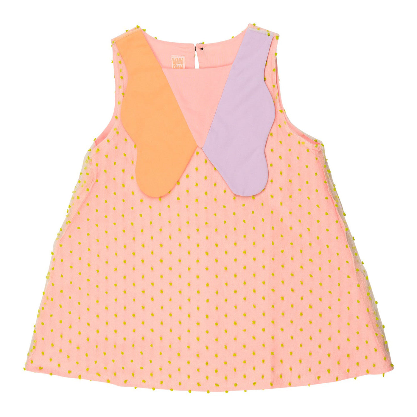 52A.2501001 # Kids Dress Lucy Green Dot 