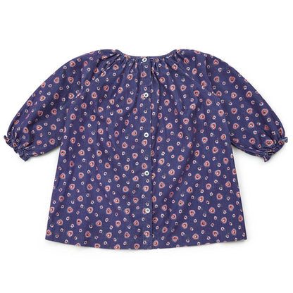 Βρεφικό Φόρεμα με Καρδιές Navy