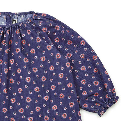 Βρεφικό Φόρεμα με Καρδιές Navy