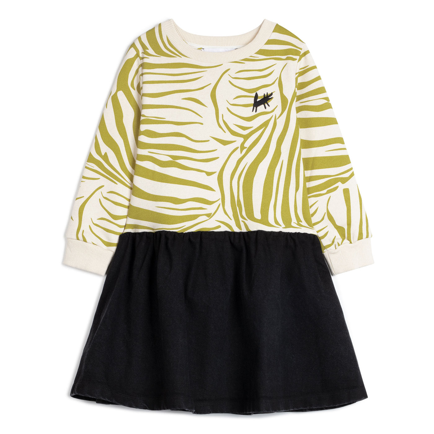 Παιδικό Φόρεμα Zebra Olive