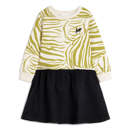 Παιδικό Φόρεμα Zebra Olive