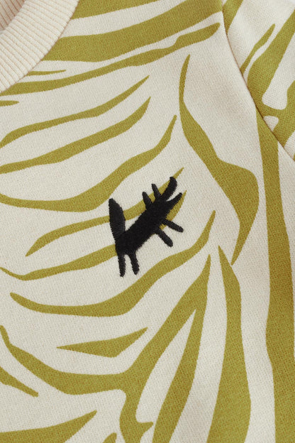 Παιδικό Φόρεμα Zebra Olive