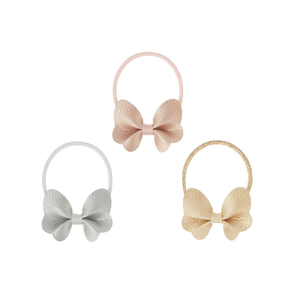 Σετ Παιδικά Λαστιχάκια Metallic Butterflies