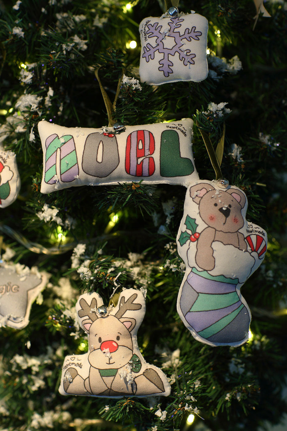 Μαλακό Χριστουγεννιάτικο Στολίδι Χιονονιφάδα