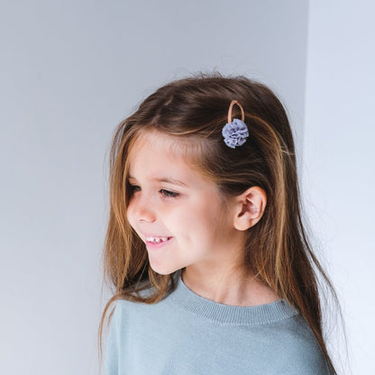 Σετ Παιδικά Κλιπ Μαλλιών Ballerina Pom Pom