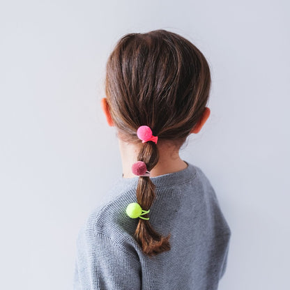 Σετ Παιδικά Λαστιχάκια Μαλλιών Pom-Pom Brights
