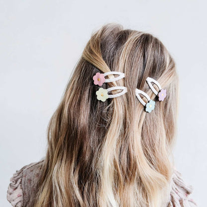 Σετ Παιδικά Κλιπ Μαλλιών Mini Blossom