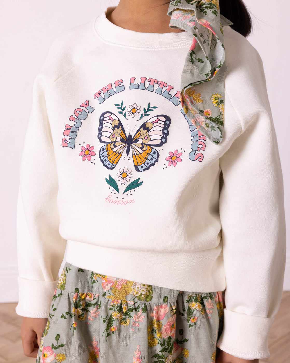 Παιδική Μπλούζα Φούτερ Butterfly