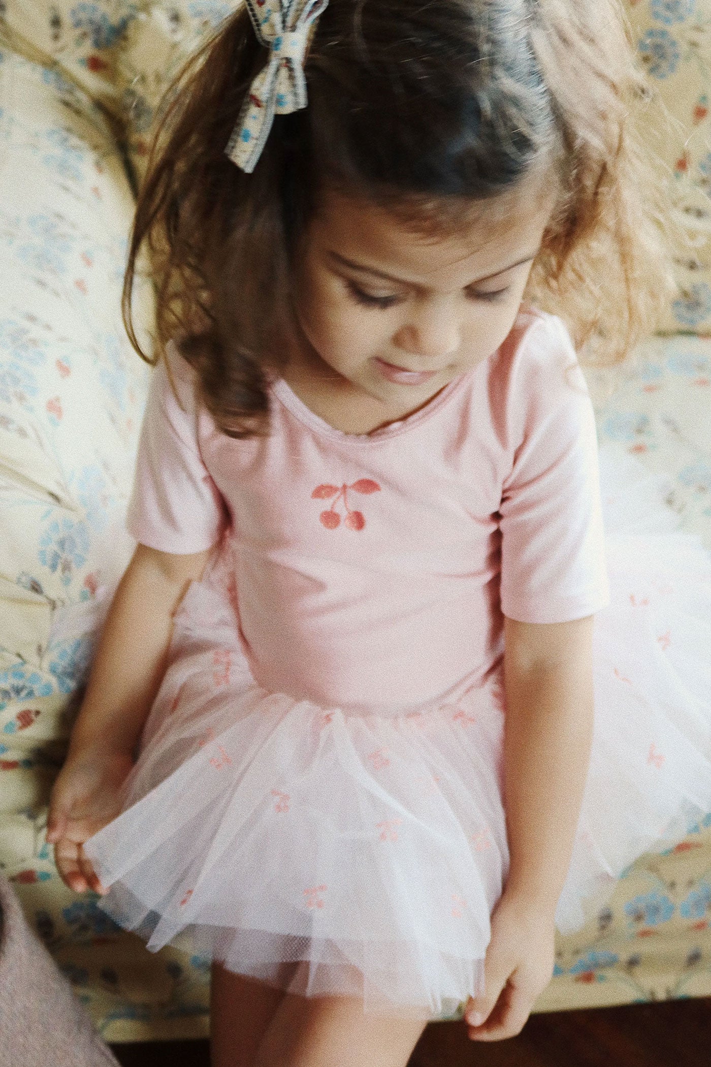 99.KS101401_PEACHSKIN # Παιδικό Φόρεμα Μπαλαρίνα Peachskin