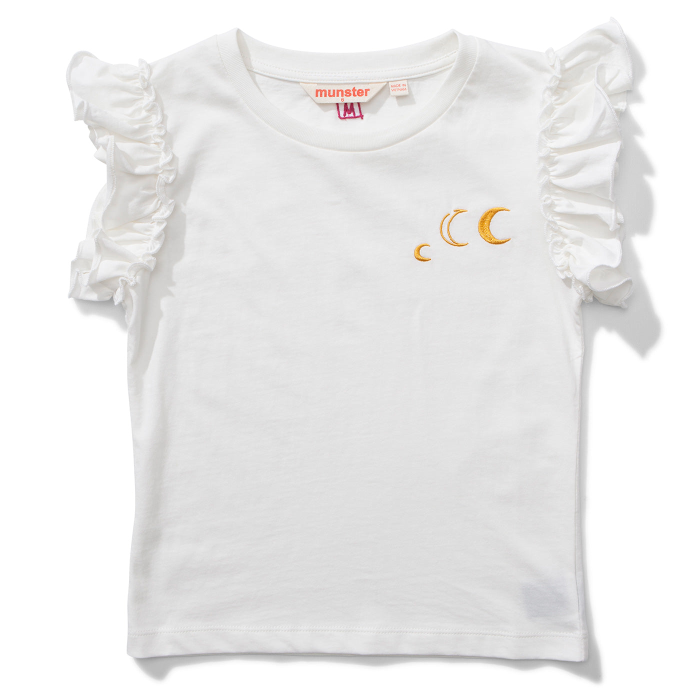 Παιδική Μπλούζα T-Shirt Moon Frills Λευκή