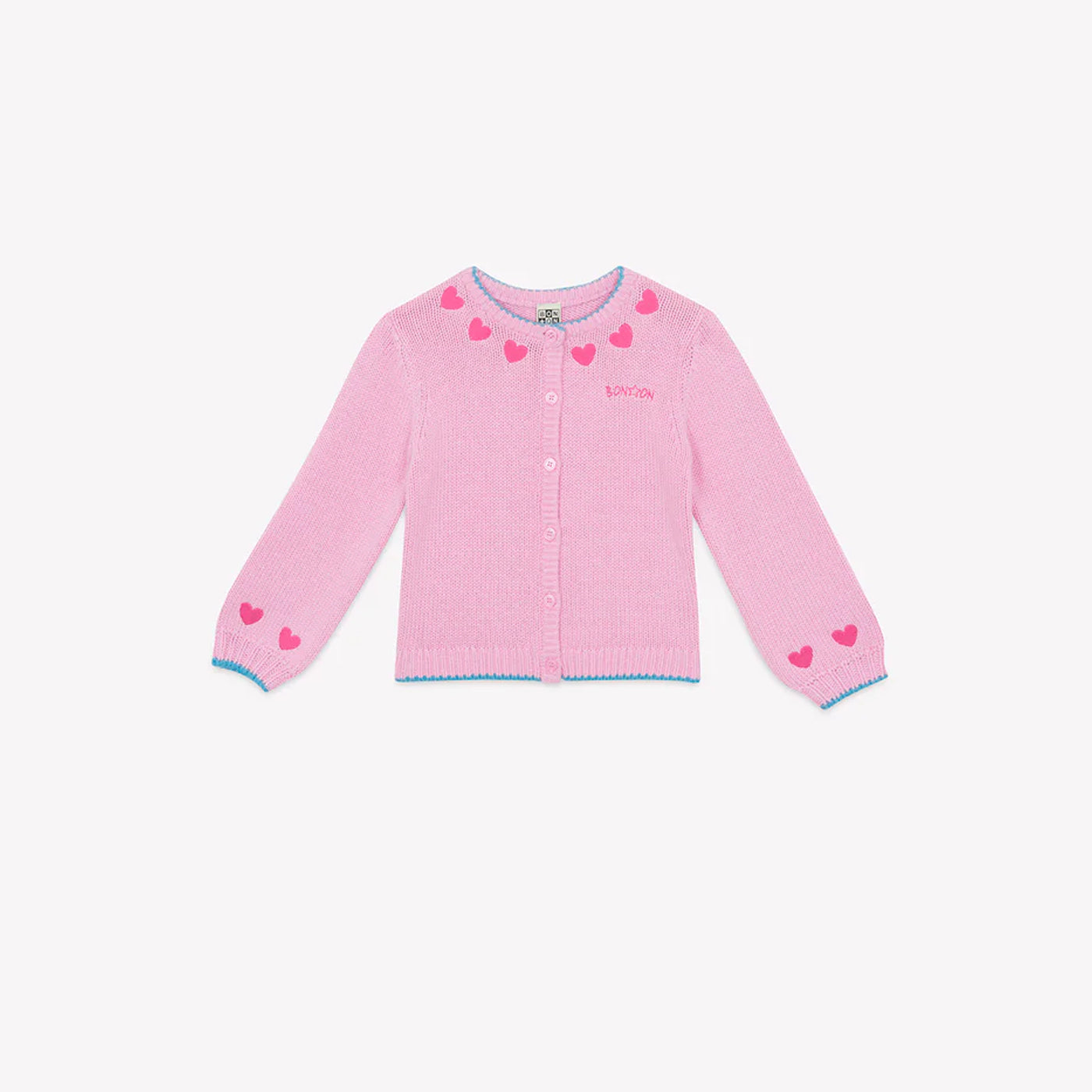 42B.MTF100025A # Kids Knitted Cardigan Rose Princesse