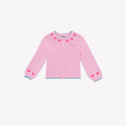 42B.MTF100025A # Kids Knitted Cardigan Rose Princesse