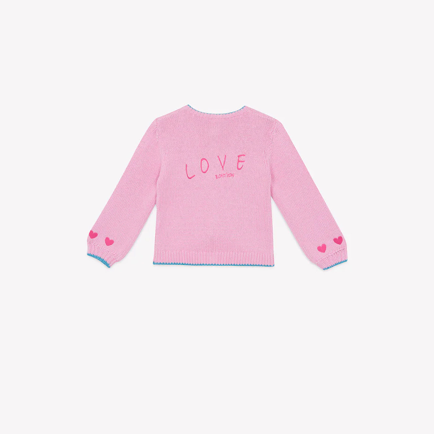 42B.MTF100025A # Kids Knitted Cardigan Rose Princesse