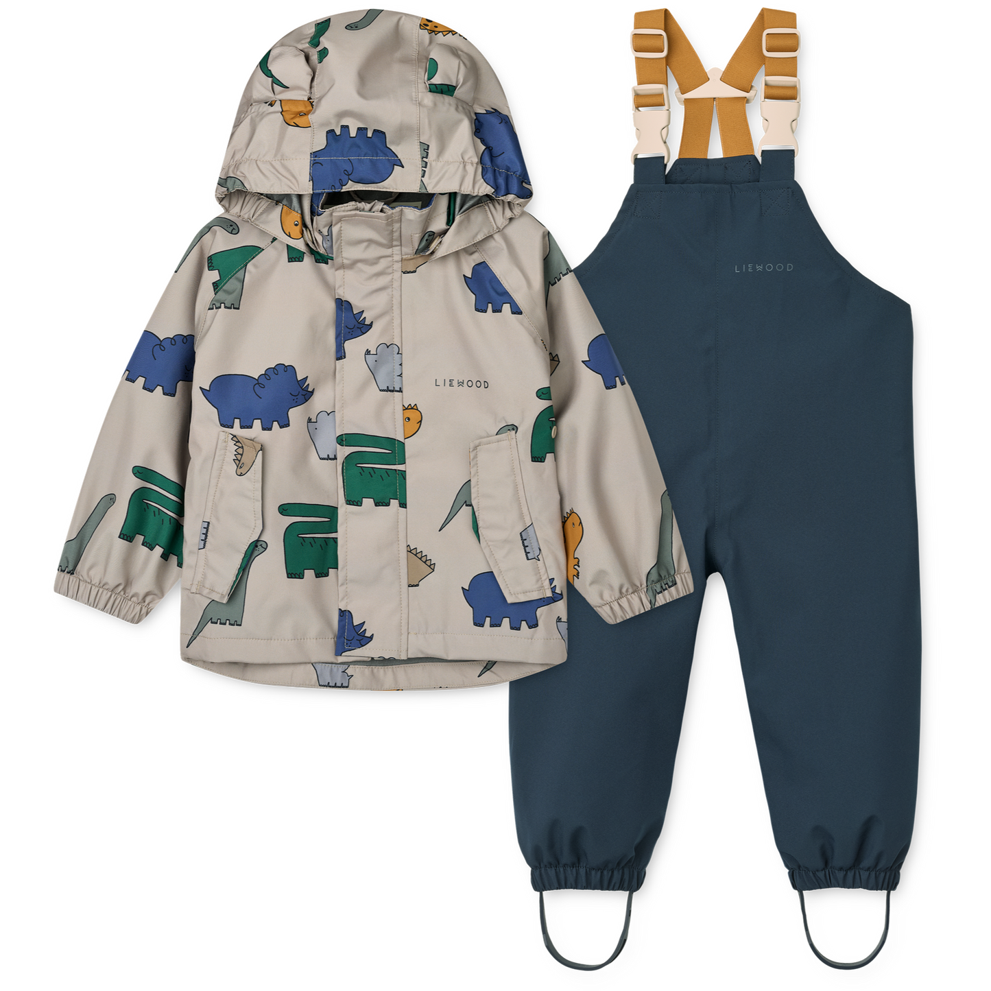 99.LW19910_2168 # Baby Rainwear Set Manu Dinosaurs 