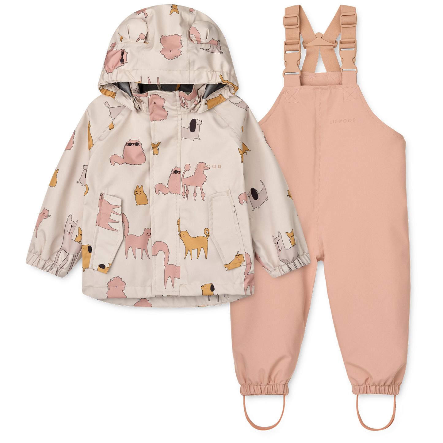 99.LW19910_2503 # Baby Rainwear Set Manu Cats and Dogs