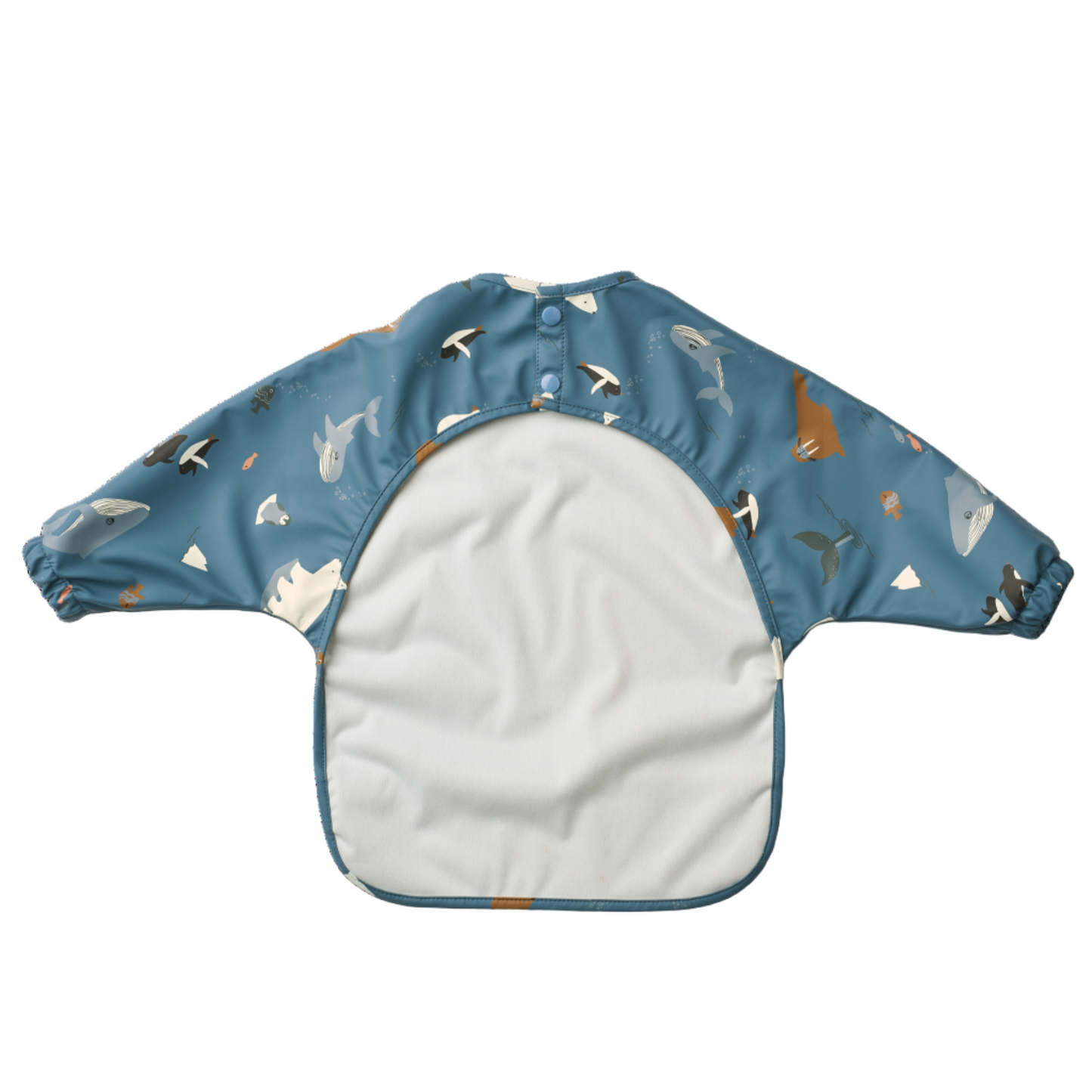 99.LW18136_2501 # Soft Bib for Play & Food Arctic Sea Ocean View