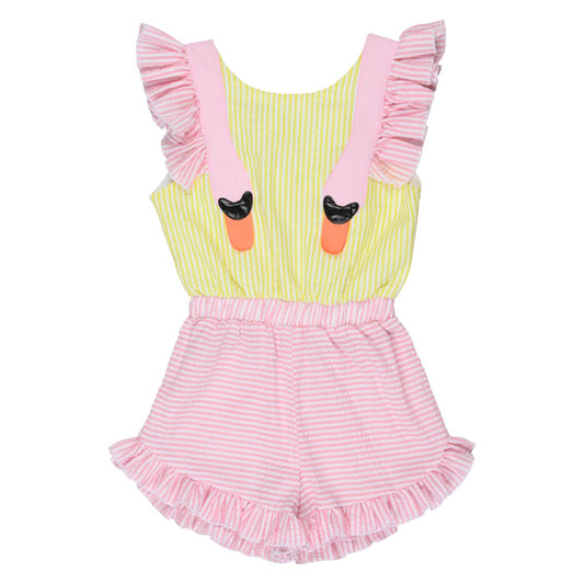 Παιδική Ολόσωμη Φόρμα Ριγέ Swans