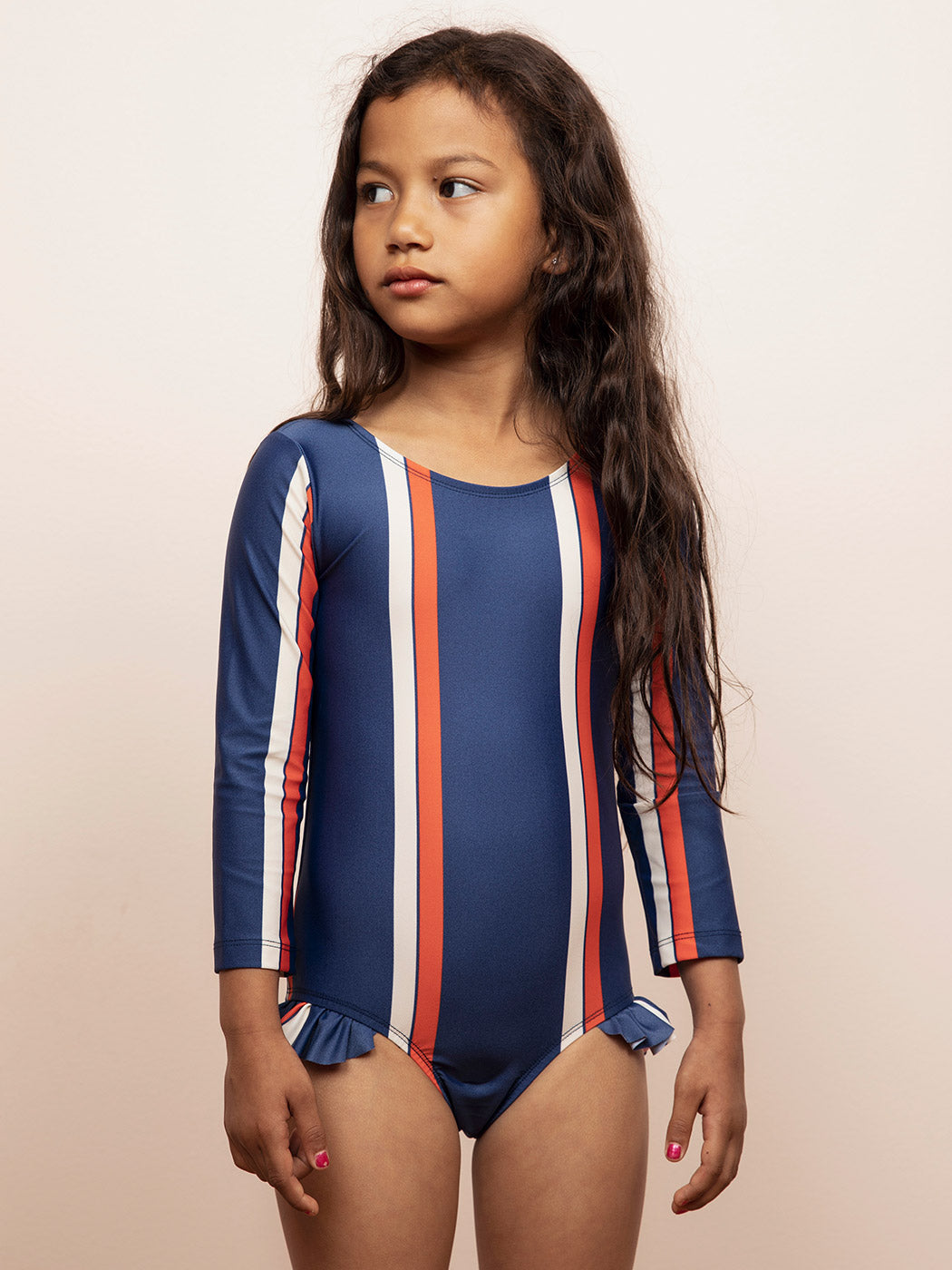 Παιδικό Ολόσωμο Μαγιώ Striped Blue