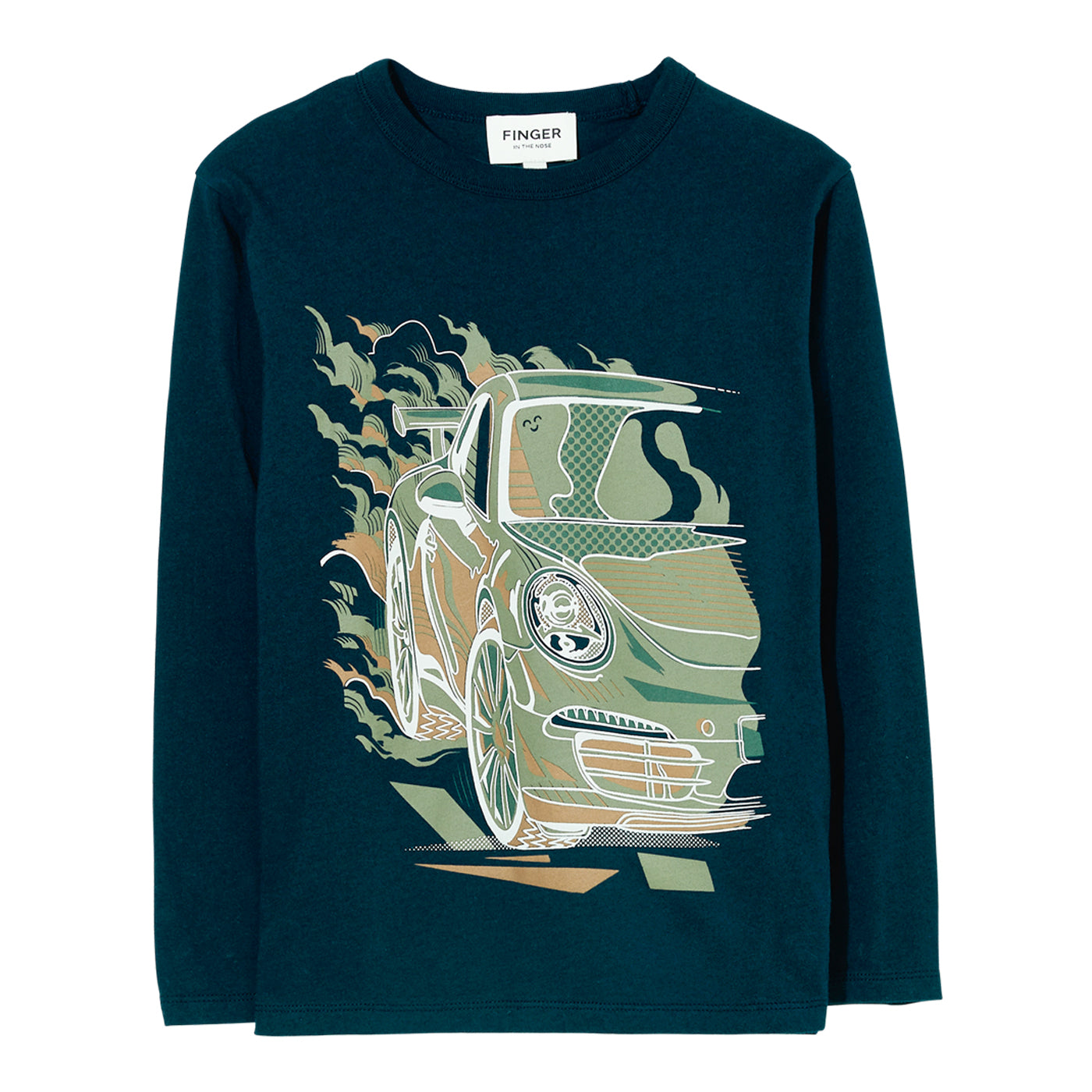 Παιδική Μακρυμάνικη Μπλούζα Car Navy