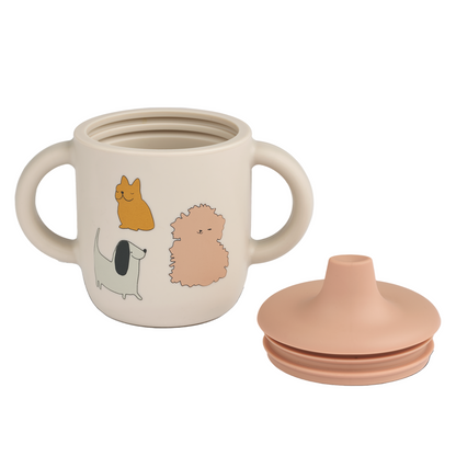 99.LW13060_2503 # Βρεφικό Ποτήρι Neil Cats and Dogs