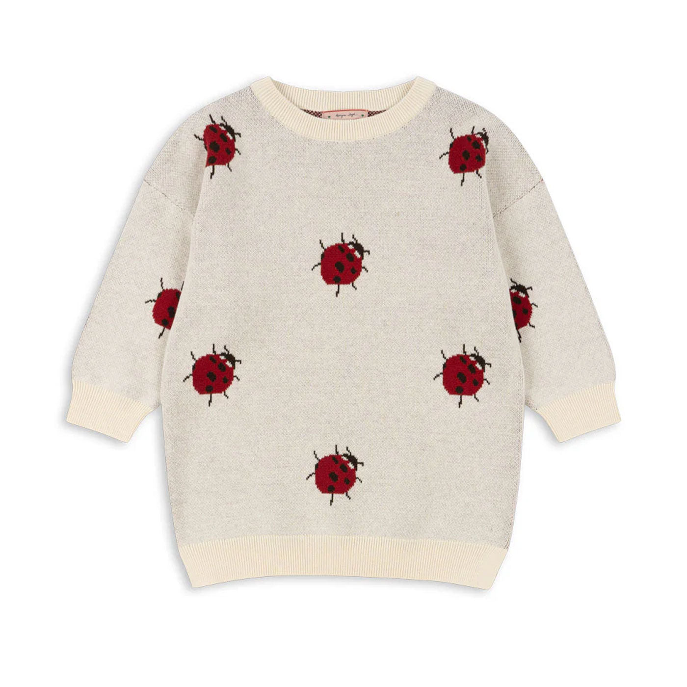 99.KS101553_LADYBUG # Kids Knitted Dress Ladybags