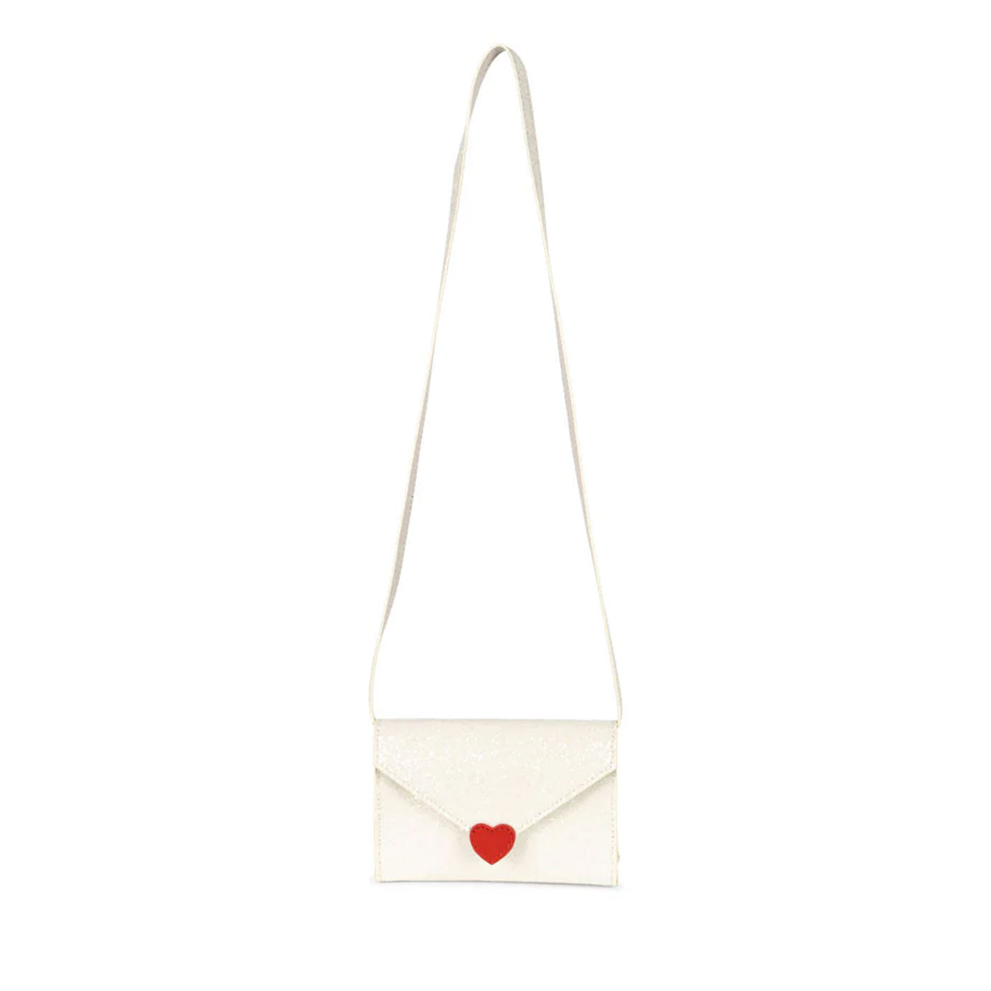 99.KS101572_CREAMGLIT # Παιδική Τσάντα Ώμου Love Letter Cream Glitter