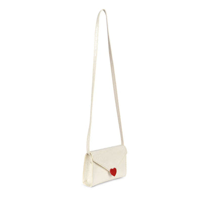 99.KS101572_CREAMGLIT # Παιδική Τσάντα Ώμου Love Letter Cream Glitter