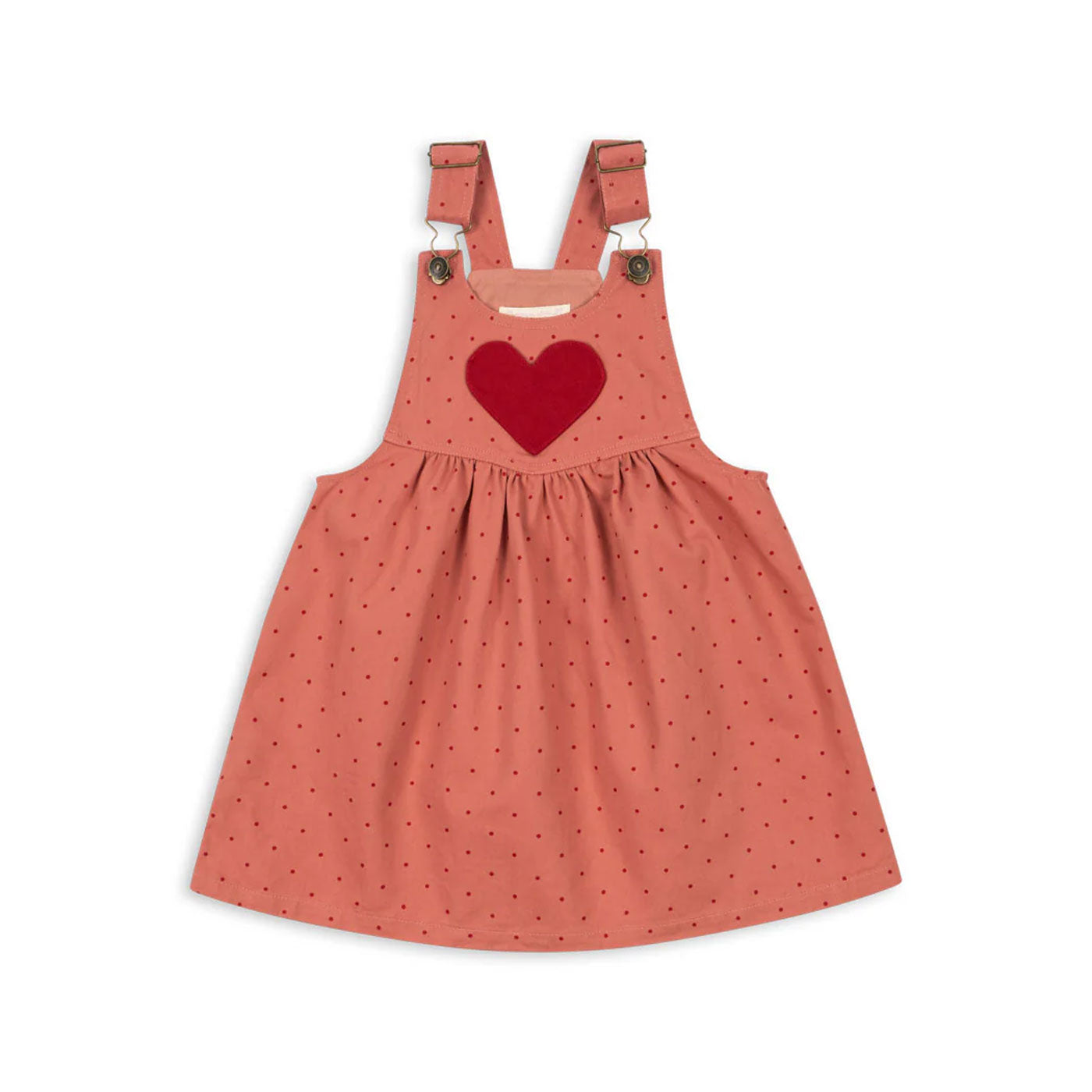 99.KS101638_MAHOGANY # Kids DressMahogany Dot