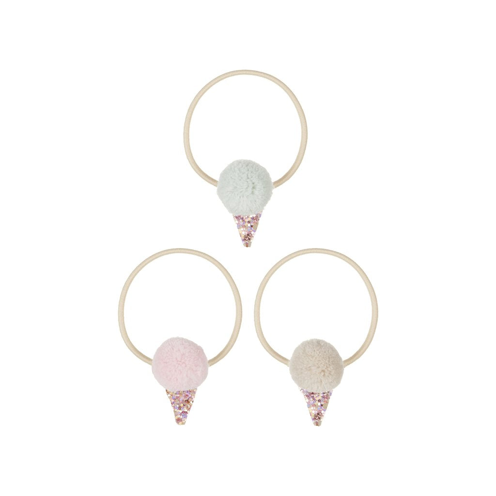 Σετ Παιδικά Λαστιχάκια Μαλλιών Ice Cream
