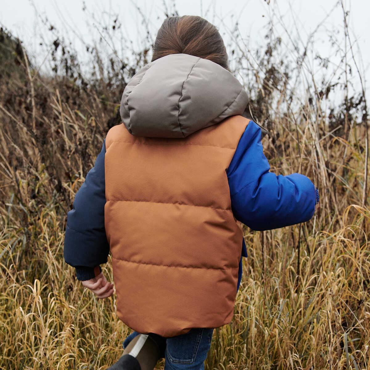 Παιδικό Μπουφάν Διπλής Όψης Paloma Colour Βlock Surf Blue