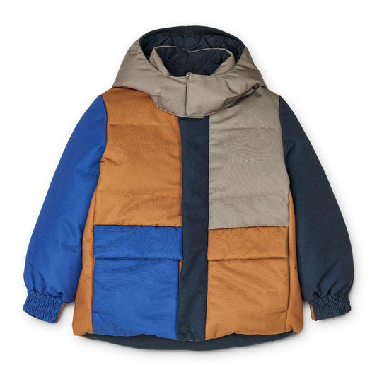 Παιδικό Μπουφάν Διπλής Όψης Paloma Colour Βlock Surf Blue