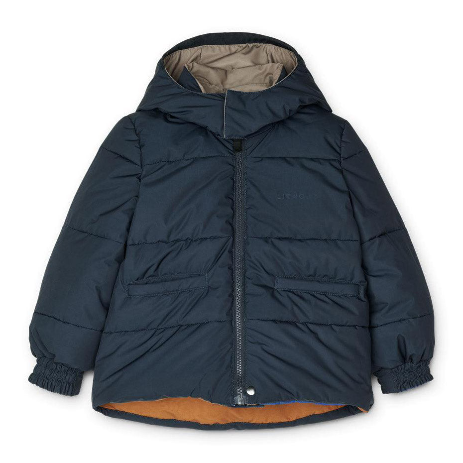 Παιδικό Μπουφάν Διπλής Όψης Paloma Colour Βlock Surf Blue