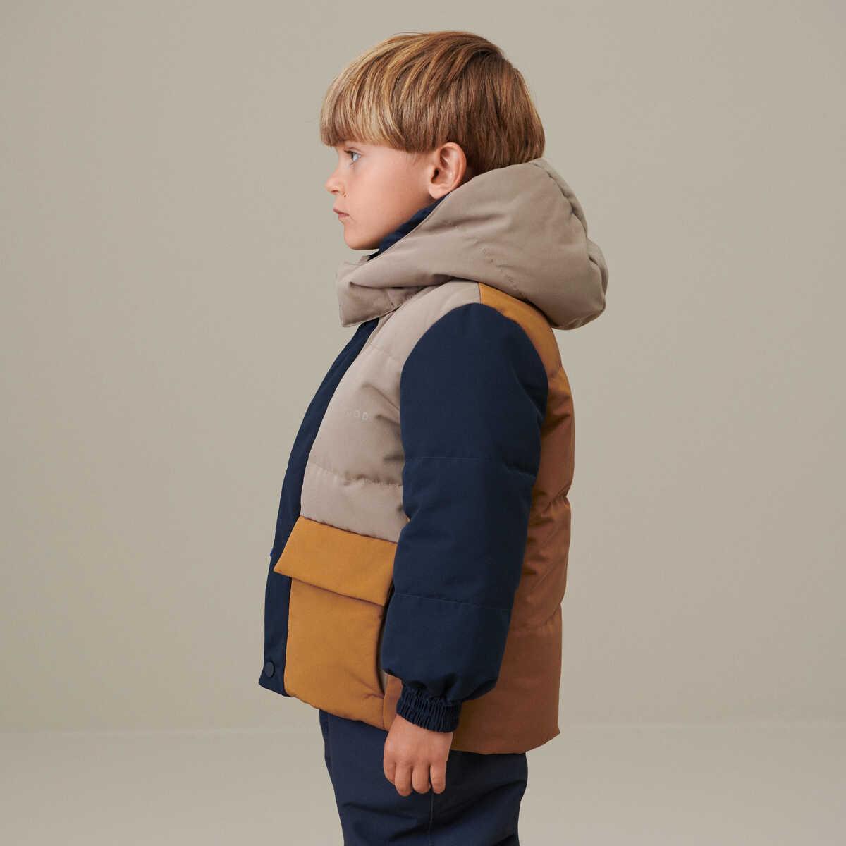 Παιδικό Μπουφάν Διπλής Όψης Paloma Colour Βlock Surf Blue