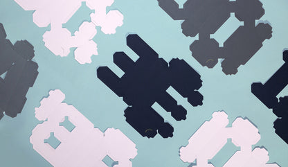 Χάρτινο Διακοσμητικό Γράμμα K Γκρι