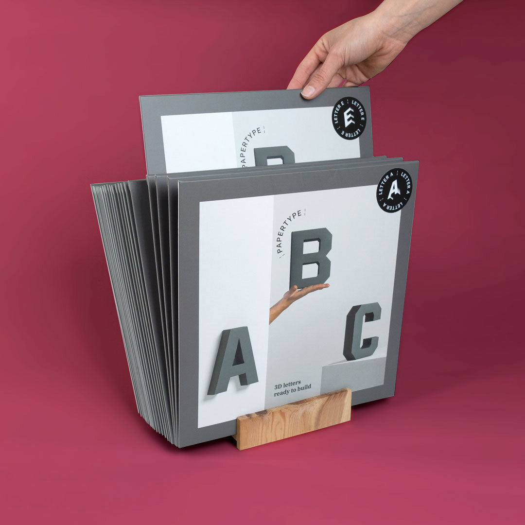 Χάρτινο Διακοσμητικό Γράμμα X Γκρι