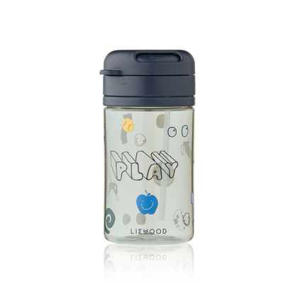 99.LW20946_2789 # Παιδικό Ποτήρι με Καλαμάκι Pavia Play Dusty Peppermint