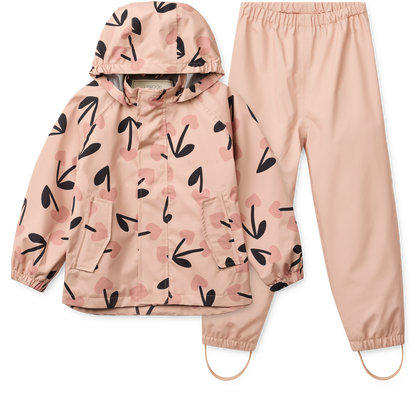 99.LW19909_2808 # Kids Waterproof Set Pedia Cherry Heart Rosey Mix