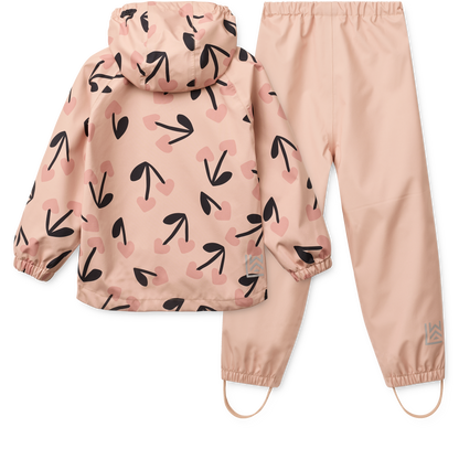 99.LW19909_2808 # Kids Waterproof Set Pedia Cherry Heart Rosey Mix