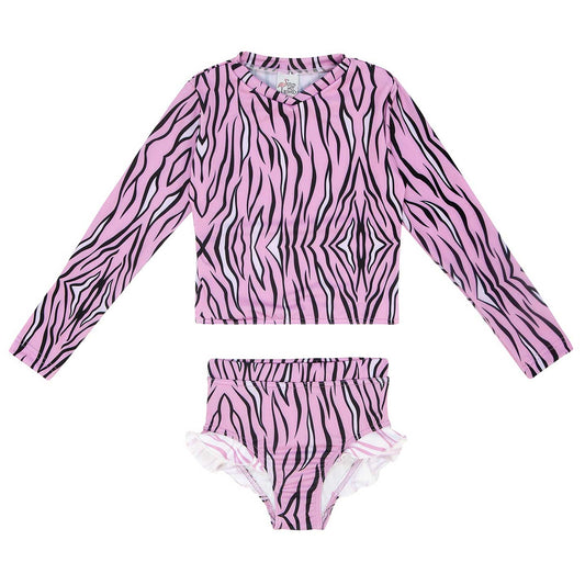 Βρεφικό Σετ Μαγιώ Purple Zebra