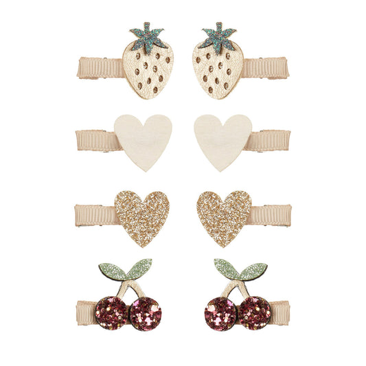 Σετ Παιδικά Κλιπ Μαλλιών Mini Retro Fruit