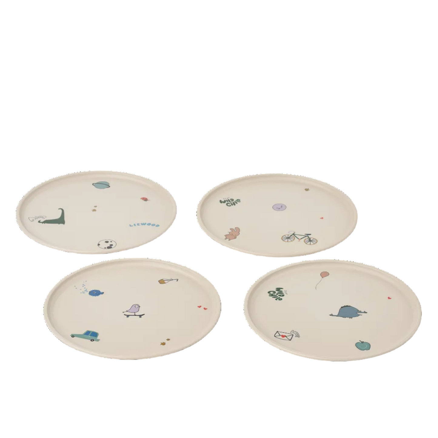 Set of 4 Plates Remco Tamtam Sandy