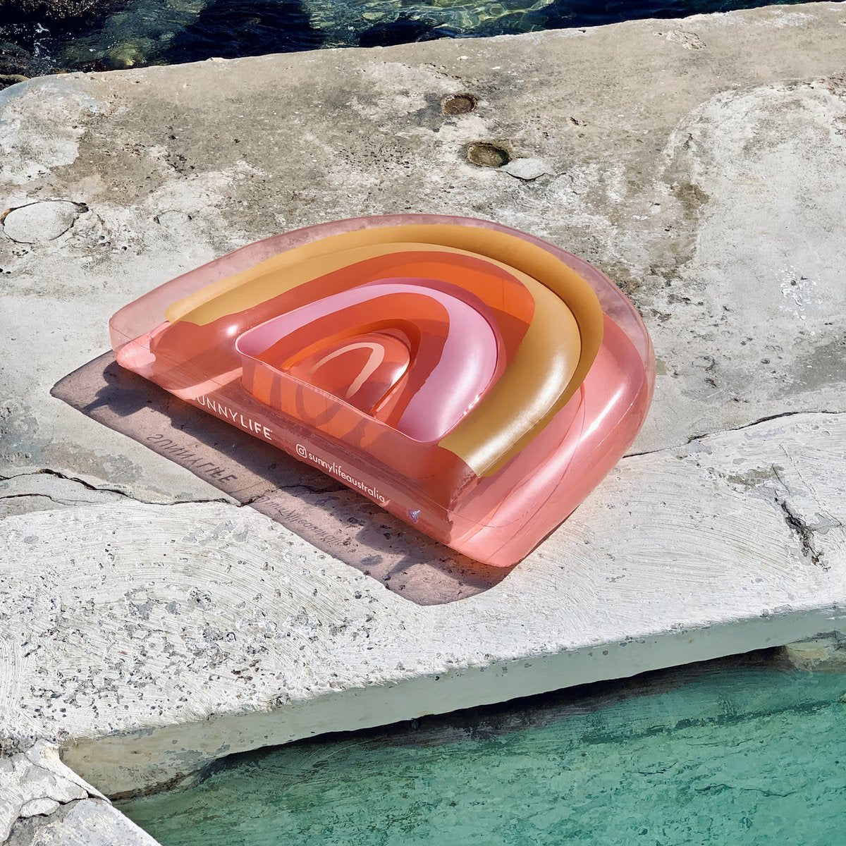 Στρώμα Θαλάσσης Rainbow Peachy Pink