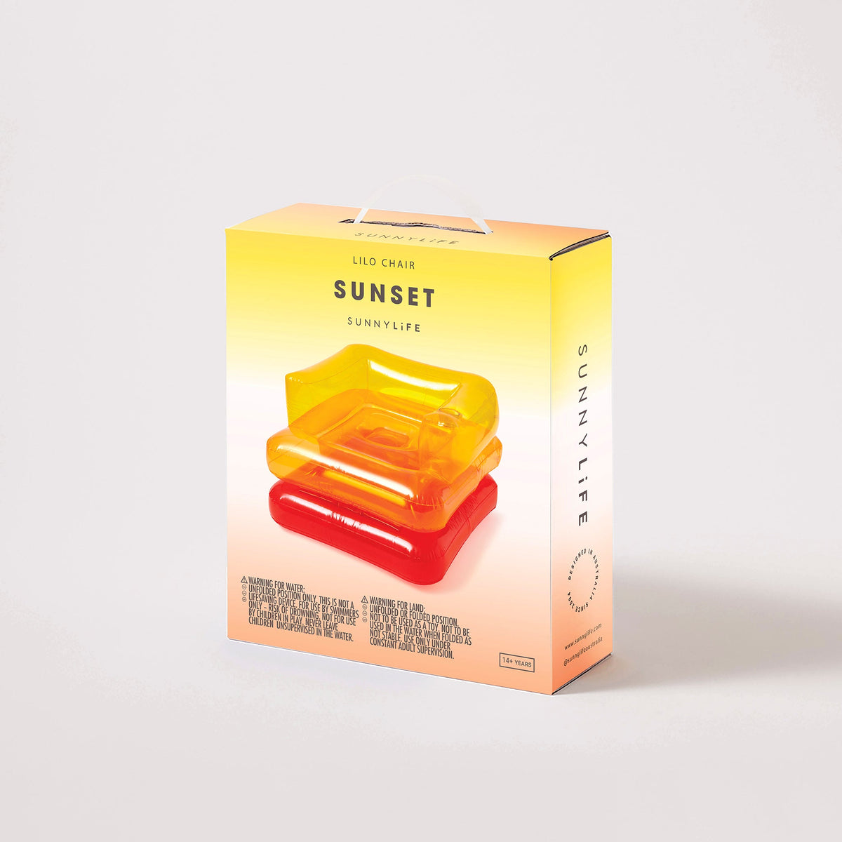 Inflatable Chair Sunset