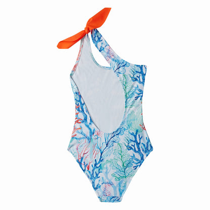 Παιδικό Μαγιώ Corals One Shoulder