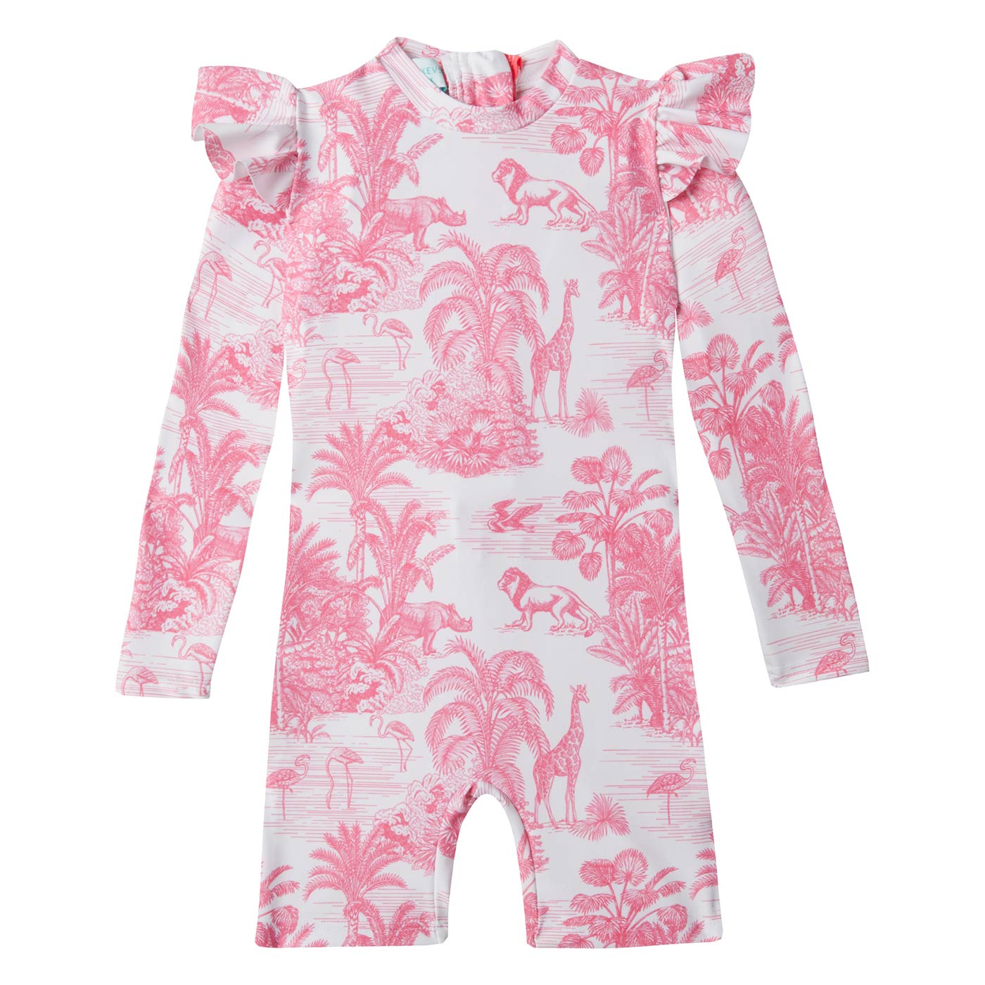 Παιδικό Ολόσωμο Μαγιώ Jungle Pink