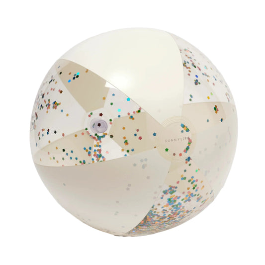 99.S51BBCBG # Φουσκωτή Μπάλα Θαλάσσης Cotton Candy Glitter